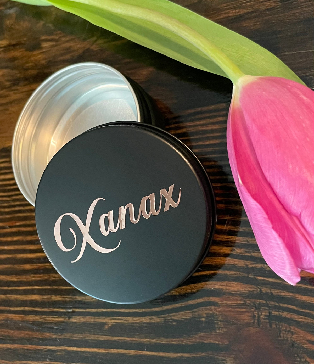 Xanax vulgar vintage 2oz palm size stash box Vulgar Teacups